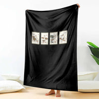 Silly Goose Carpenter Throw Blanket Funny Woodworker Dad Gift