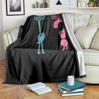 Wait What Grammar English Teacher Throw Blanket Funny Punctuation Gift