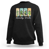 Funny Halloween Pickleball Sweatshirt Spooky Dinks Gift For Players - Wonder Print Shop
