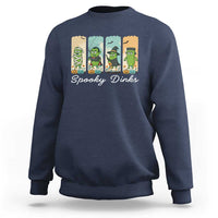Funny Halloween Pickleball Sweatshirt Spooky Dinks Gift For Players - Wonder Print Shop
