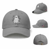 Stickman Ghost Funny Spooky Halloween Gift Baseball Cap