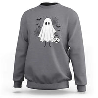 Stickman Ghost Funny Spooky Halloween Gift Sweatshirt