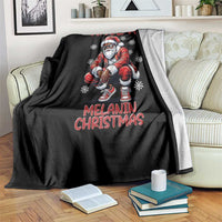 Have A Melanin Christmas Throw Blanket Black Pride Xmas Gift - Wonder Print Shop