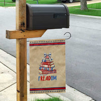 Funny Book Lover Gift Patriotic Garden Flag Freadom