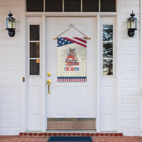Funny Book Lover Gift Patriotic Garden Flag Freadom
