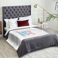 Books Are My Love Language Throw Blanket Bookish Patriot Gift