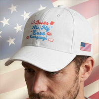 Books Are My Love Language Baseball Cap Bookish Patriot Gift
