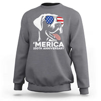 Merica Labrador Retriever Lover Sweatshirt 250th Anniversary Gift