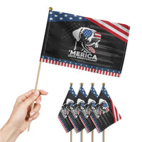 Merica Labrador Retriever Lover Patriotic Handheld Flag 250th Anniversary Gift