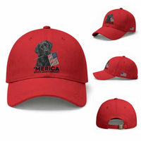 Patriotic Labrador Retriever Baseball Cap America 250th Anniversary Gift