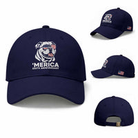 Merica English Bulldog Lover Baseball Cap 250th Anniversary Gift