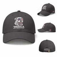 Merica English Bulldog Lover Baseball Cap 250th Anniversary Gift