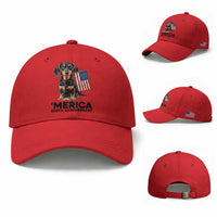 Merica Dachshund Lover Baseball Cap 250th Anniversary Gift