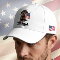 Merica Dachshund Lover Baseball Cap 250th Anniversary Gift