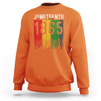 Juneteenth Freedom Pride Sweatshirt African American Heritage Graphic