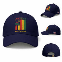 Juneteenth Rooted In Freedom 1865 Baseball Cap African American Pride