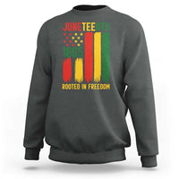 Juneteenth Rooted In Freedom 1865 Sweatshirt African American Pride