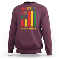 Juneteenth Rooted In Freedom 1865 Sweatshirt African American Pride