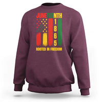 Juneteenth 1865 Freedom Pride Sweatshirt African American Heritage Graphic