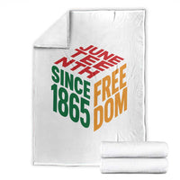 Juneteenth 1865 Freedom Throw Blanket African American Pride