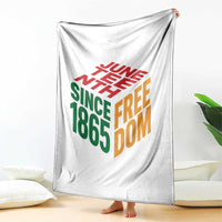 Juneteenth 1865 Freedom Throw Blanket African American Pride