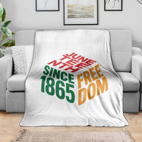 Juneteenth 1865 Freedom Throw Blanket African American Pride