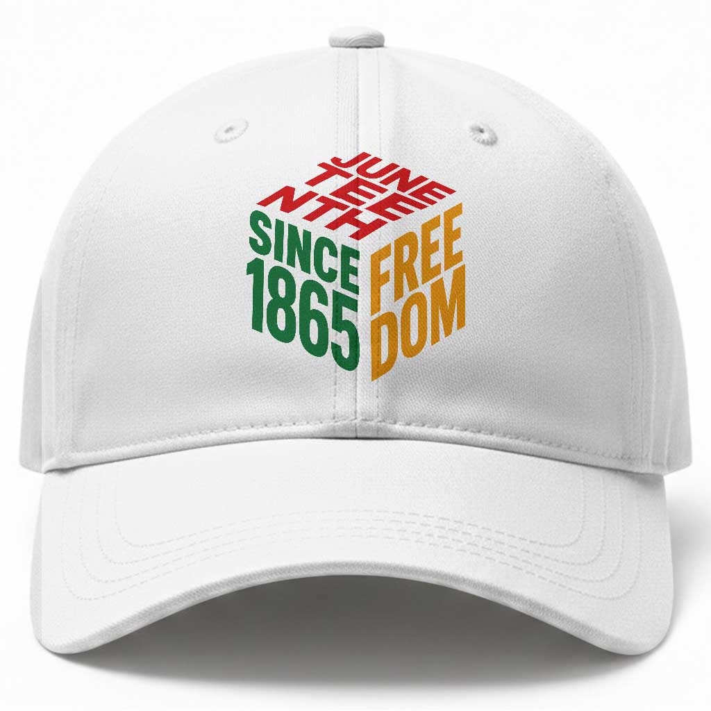 Juneteenth 1865 Freedom Baseball Cap African American Pride