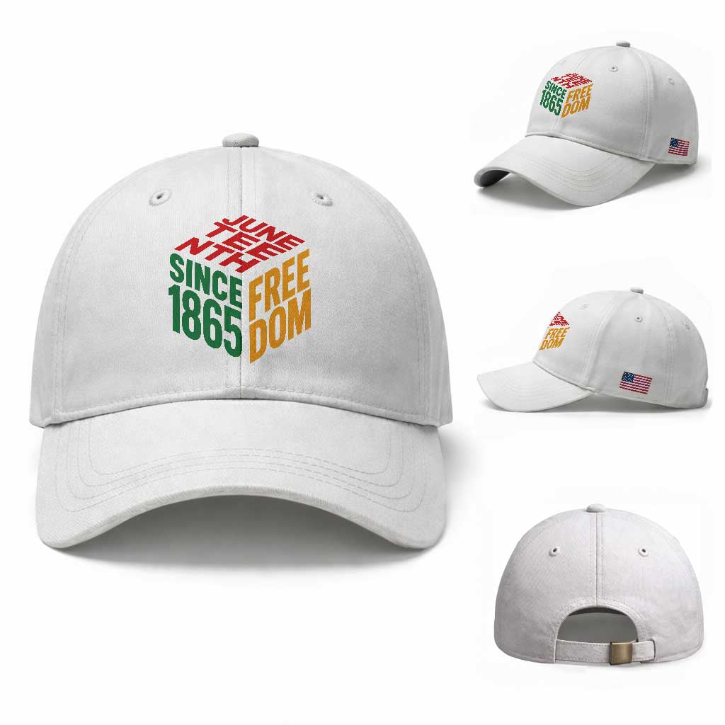 Juneteenth 1865 Freedom Baseball Cap African American Pride