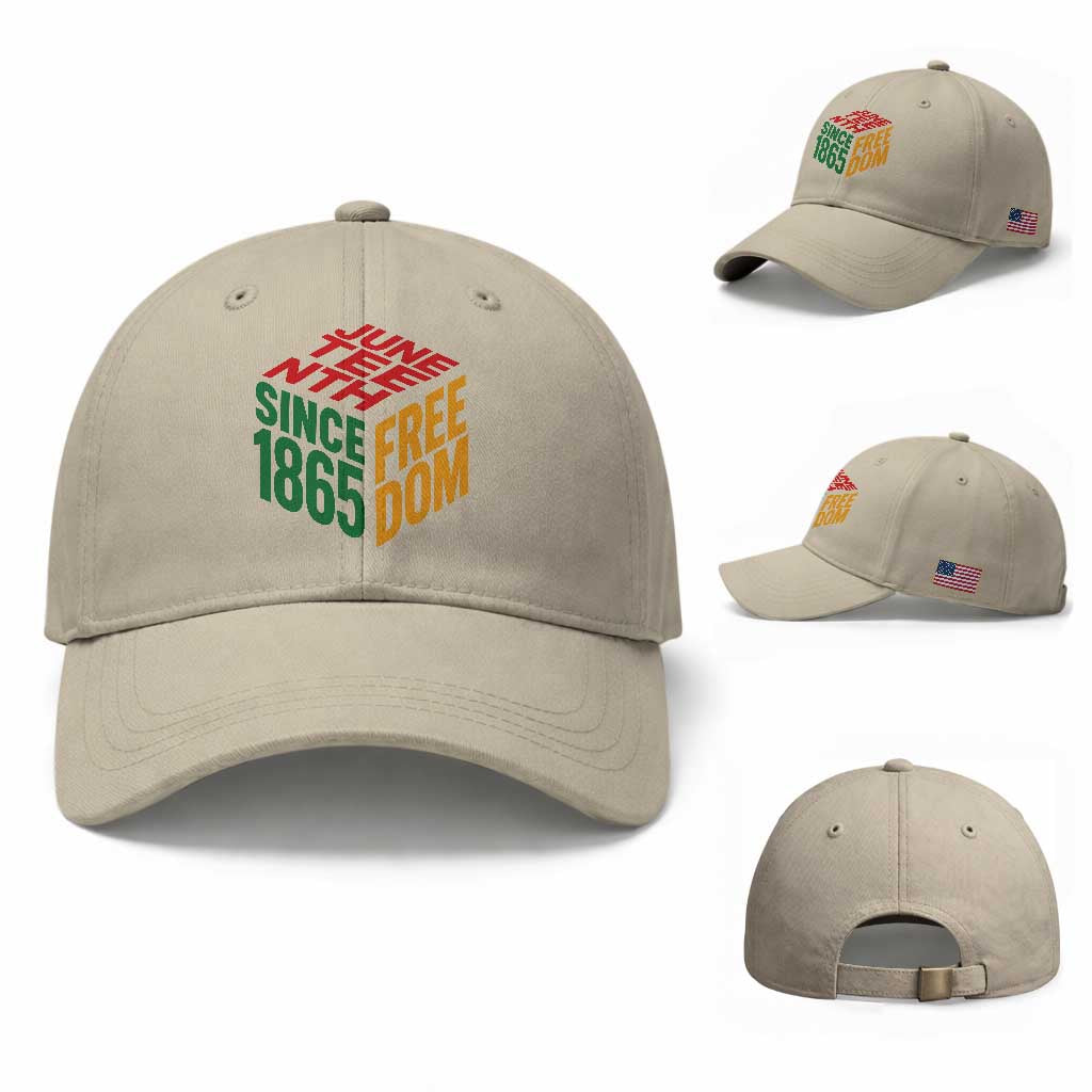Juneteenth 1865 Freedom Baseball Cap African American Pride