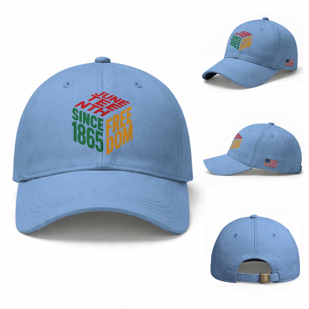 Juneteenth 1865 Freedom Baseball Cap African American Pride