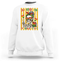 Skeleton Juneteenth Freedom Sweatshirt African American Pride Gift