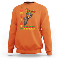 Funny Juneteenth Goose Sweatshirt African American Pride Gift