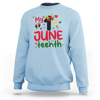 My First Juneteenth Sweatshirt African American Baby Freedom Day
