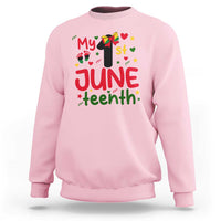 My First Juneteenth Sweatshirt African American Baby Freedom Day