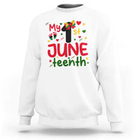 My First Juneteenth Sweatshirt African American Baby Freedom Day