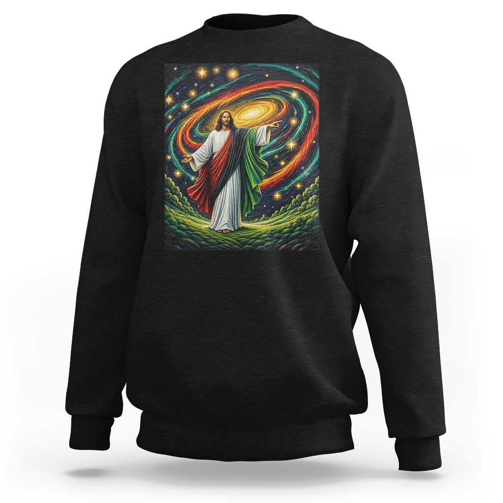 Black Jesus Juneteenth Sweatshirt African American Christian Pride