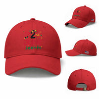 My Second Juneteenth Baseball Cap African American Baby Freedom Day