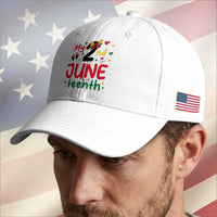 My Second Juneteenth Baseball Cap African American Baby Freedom Day