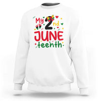 My Second Juneteenth Sweatshirt African American Baby Freedom Day