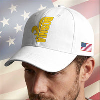 Bosnian Fleur De Lis Flag Baseball Cap Proud Bosnia Heritage Gift