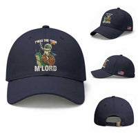 Funny Medieval Knight Frog Meme With Sword Baseball Cap Twas The Tism MLord