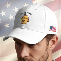 I Choose Violence Baseball Cap Funny Duck With Knife Gift
