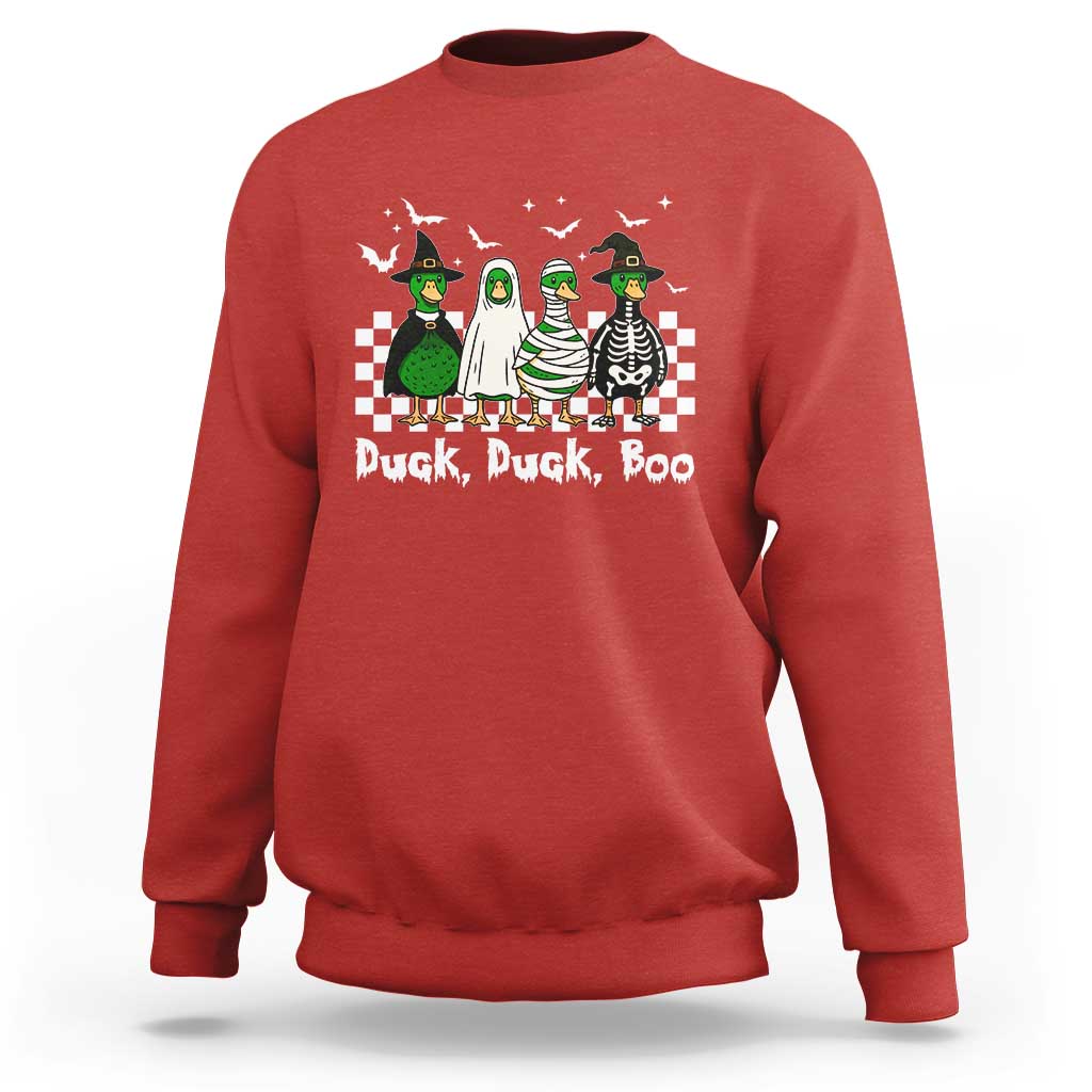 Halloween Duck Duck Boo Sweatshirt Funny Spooky Gift - Wonder Print Shop