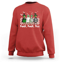 Halloween Duck Duck Boo Sweatshirt Funny Spooky Gift - Wonder Print Shop