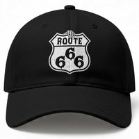 Spooky Halloween Route Highway 666 Baseball Cap Dark Haunted Road Adventure