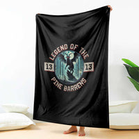 Jersey Devil Throw Blanket Cryptid Gift Legend Of The Pine Barrens - Wonder Print Shop