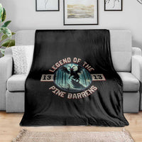 Jersey Devil Throw Blanket Cryptid Gift Legend Of The Pine Barrens - Wonder Print Shop