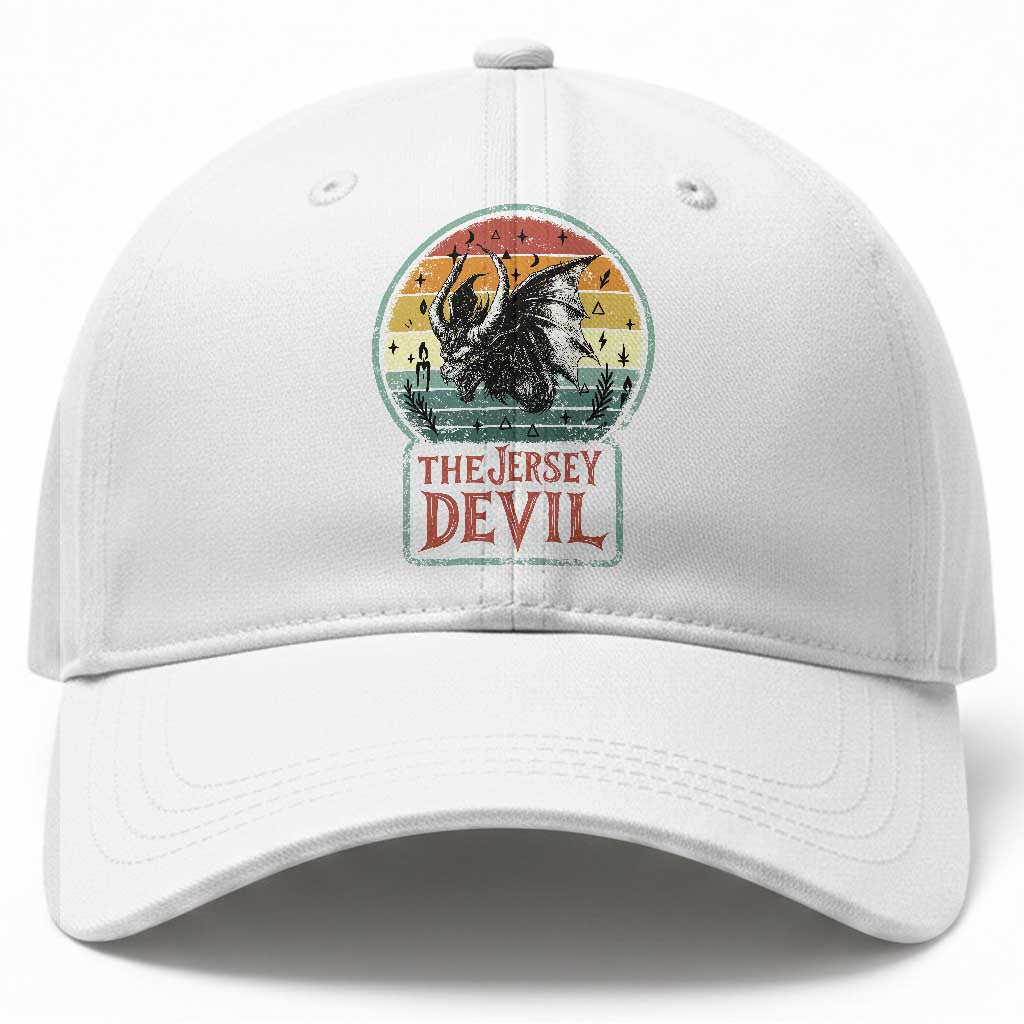 The Jersey Devil Baseball Cap Retro Vintage New Jersey Cryptid