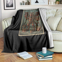 Jersey Devil Merry Devils Christmas Gift Throw Blanket - Wonder Print Shop