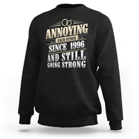 Vintage 30th Wedding Anniversary Sweatshirt Annoying Each Other Since 1996 Still Going Strong